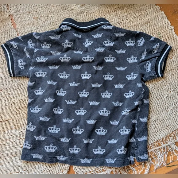 Dolce & Gabbana • Boy's CROWN 👑 Polo Shirt